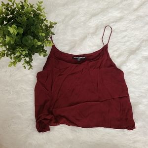 Brandy Melville Maroon Crop Top